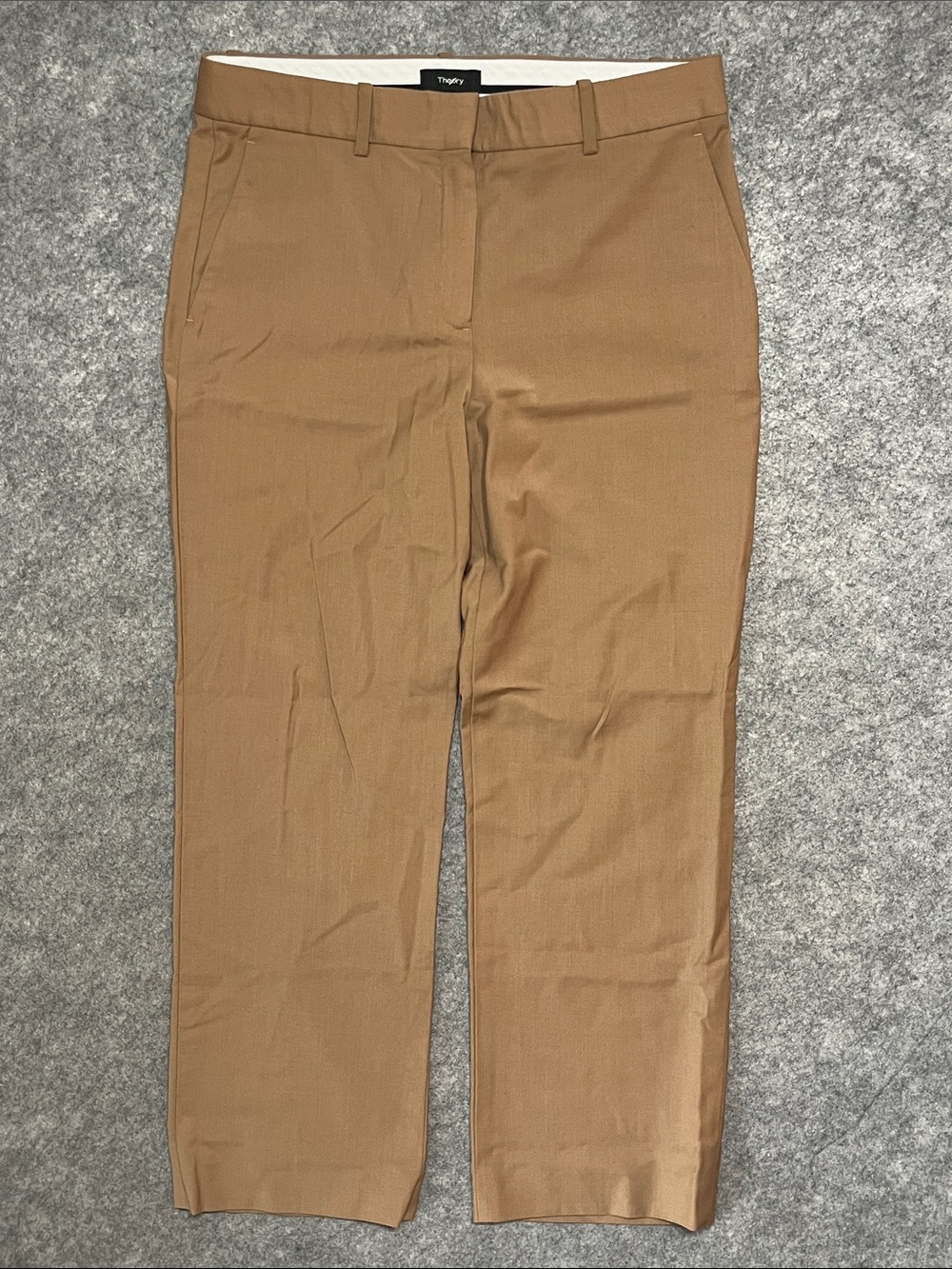 Theory Women’s Tan Tailored Trousers